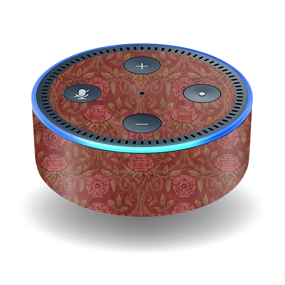 MightySkins AMEDOT2-Neo Rose Pattern Skin for Amazon Echo Dot 2nd Generation - Neo Rose Pattern
