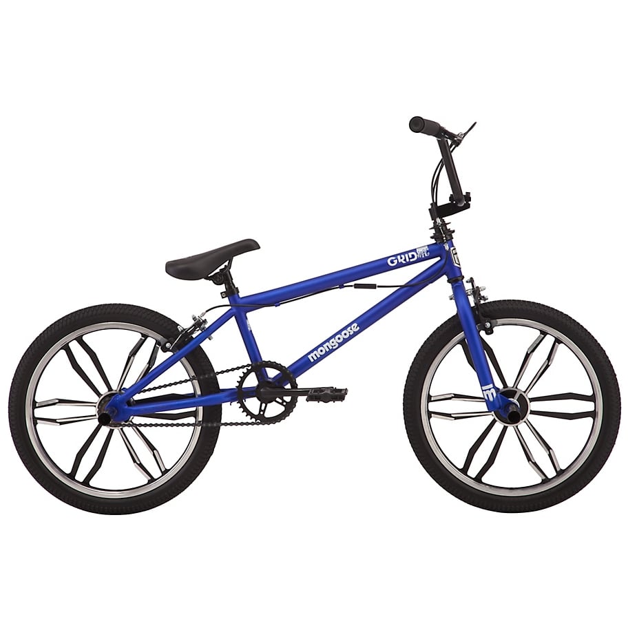 Mongoose bmx bike store blue