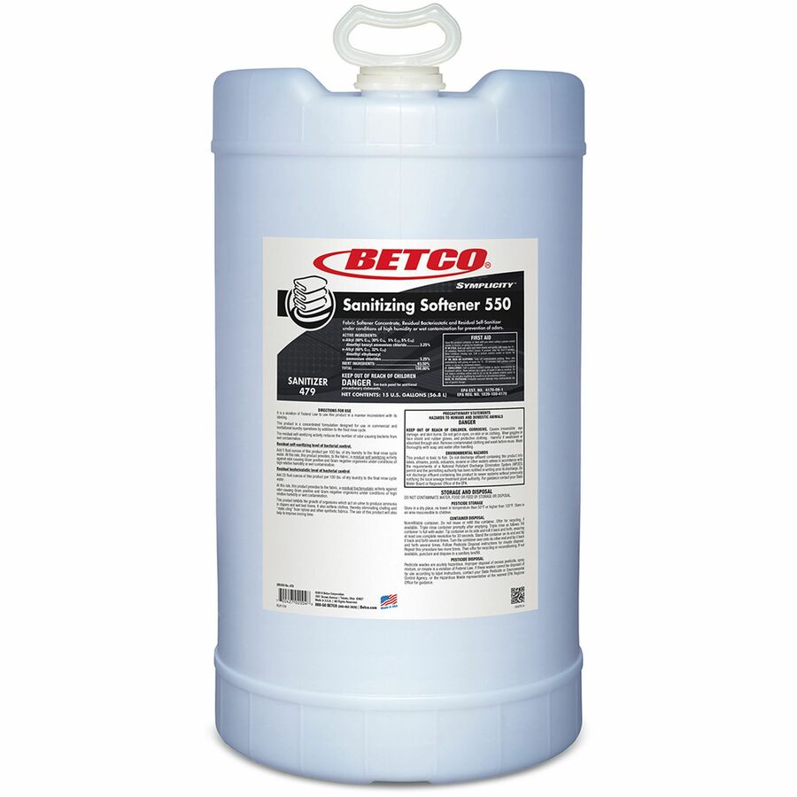 Betco BET4797700 15 gal Symplicity Sanitizing Fabric Softener