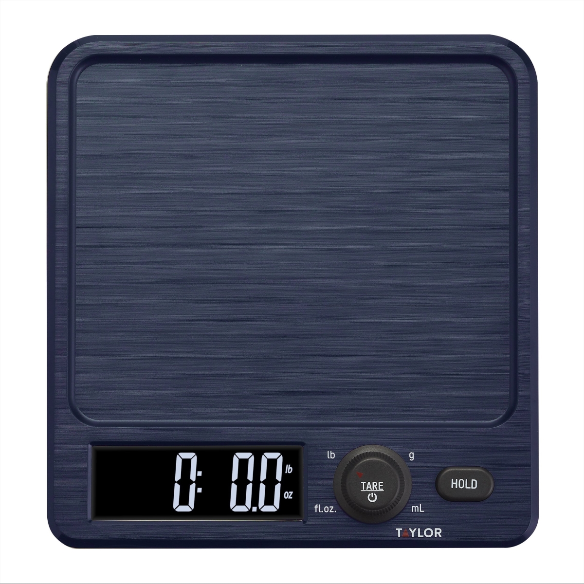 Taylor Precision Products 5280827 1.1 in. protective Kitchen Scale with Rotating Knob&#44; Navy - Extra Large - 11 lbs