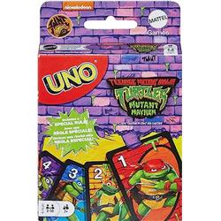 Mattel MTTHPW19 UNO Teenage Mutant Ninja Turtles Mutant Mayhem Card Game