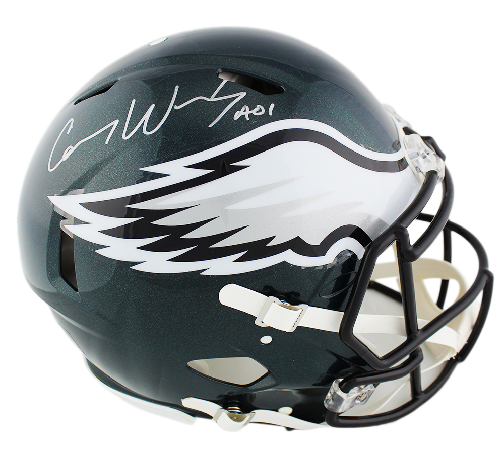 Radtke Sports 13192 Carson Wentz Signed Philadelphia Eagles Speed Authentic NFL Helmet