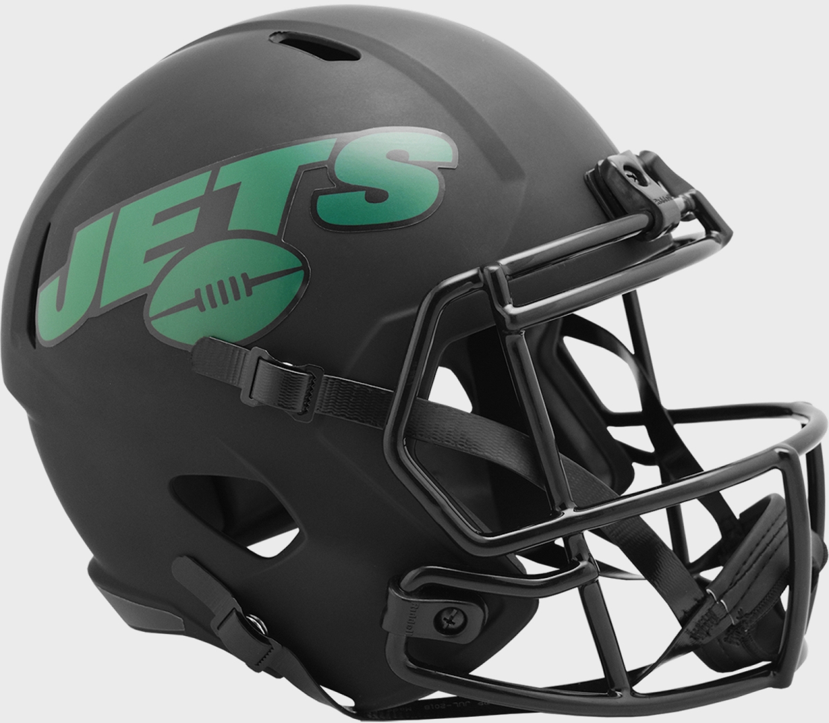 Radtke Sports jets-ecl-rep   York Jets Unsigned Eclipse Black Full Size Riddell Helmet