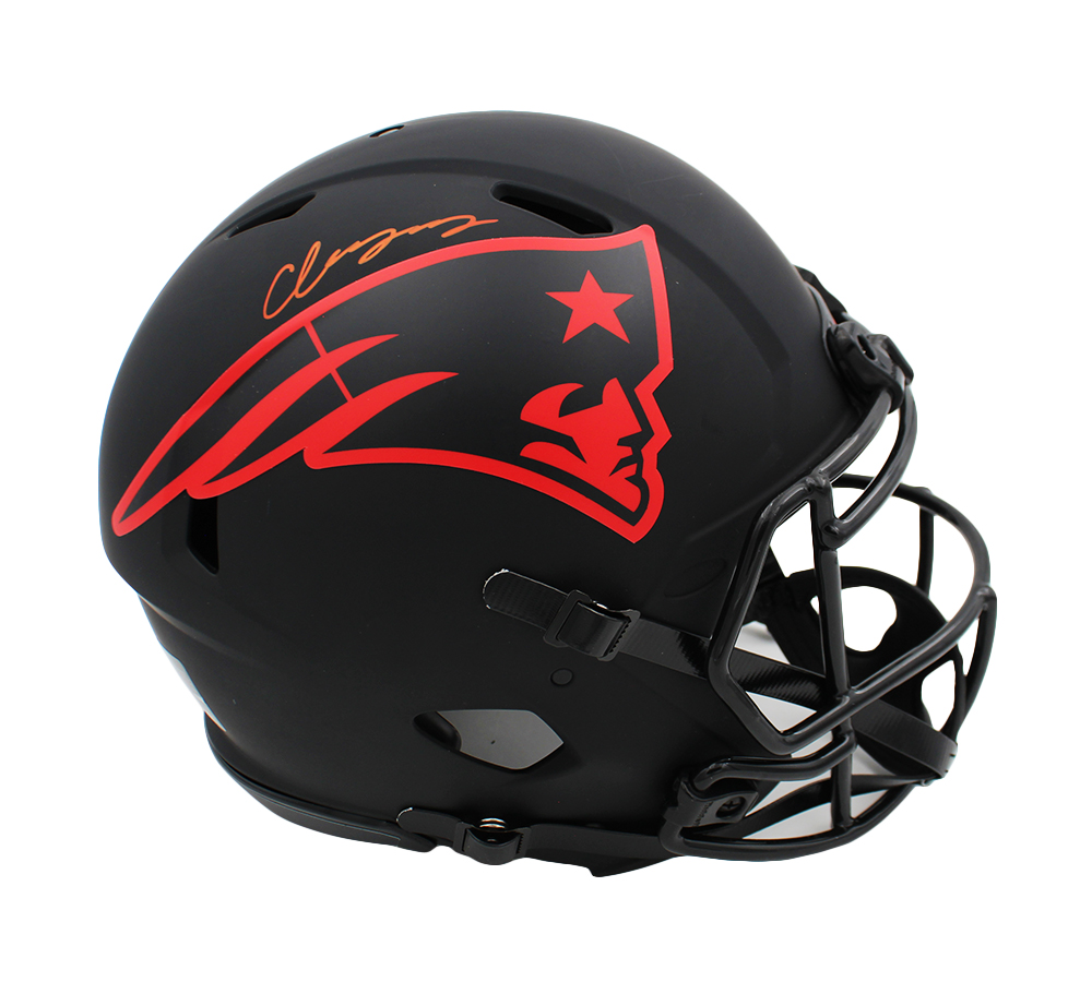 Radtke Sports 24043 Christian Gonzalez Signed England Patriots Speed Authentic Eclipse NFL Helmet