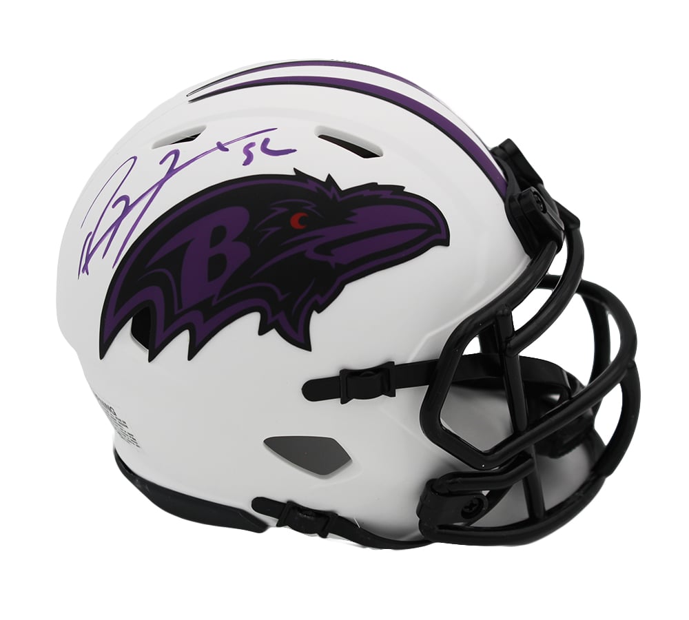 Ray lewis 2024 signed helmet