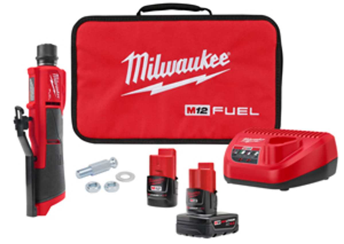 Milwaukee MWK2409-22 M12 Fuel Low Speed Tire Buffer Kit