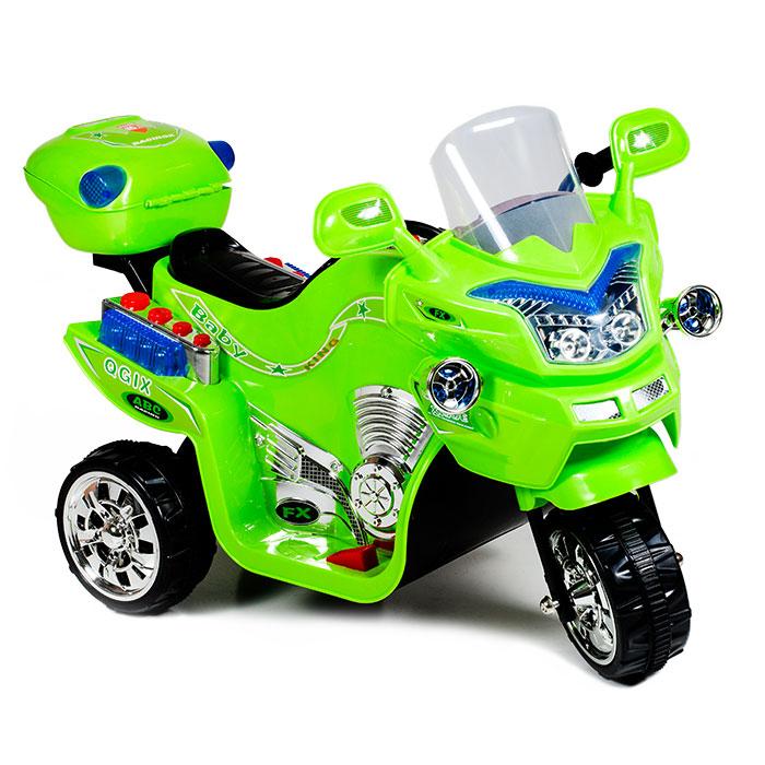Lil' Rider 80-KB901G Ride on Toy 3 Wheel Motorcycle&#44; Green