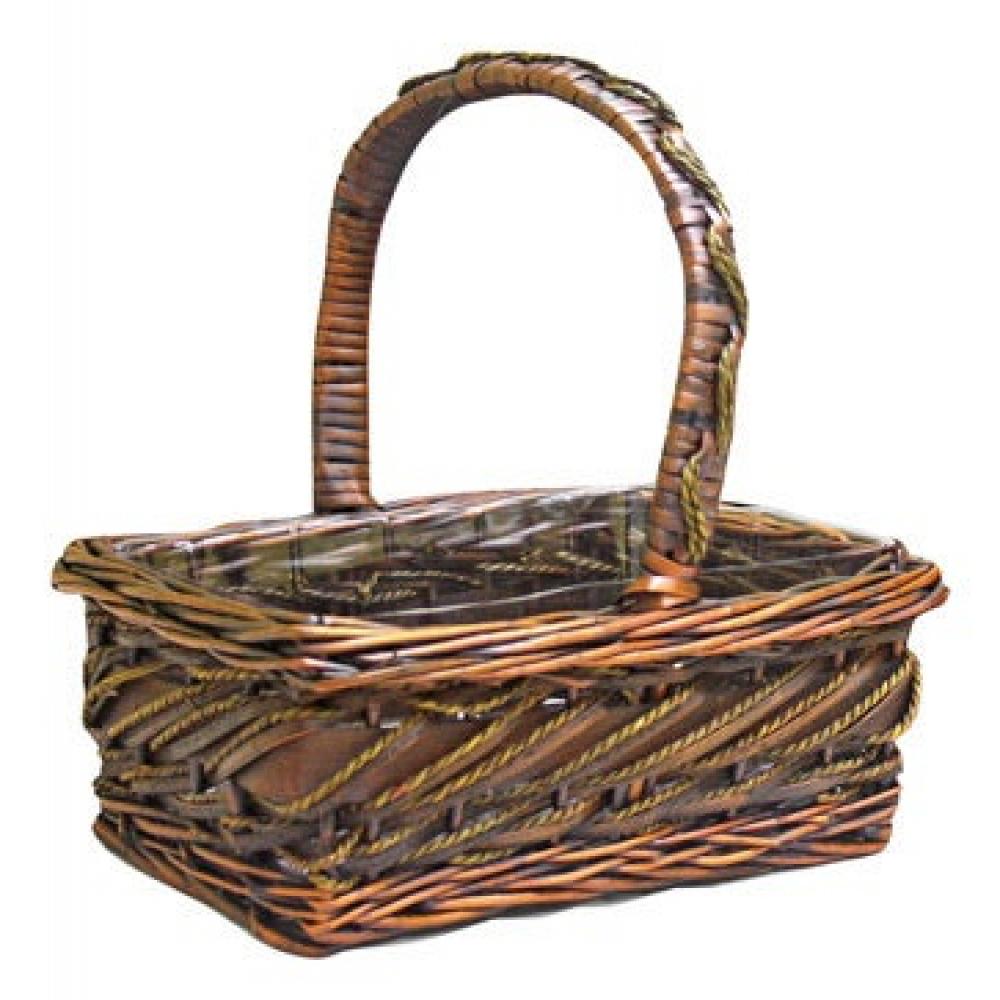 MDR Trading AI-4172BALIA-Q02 12 in. Bali Brown Willow Basket - Set of 2