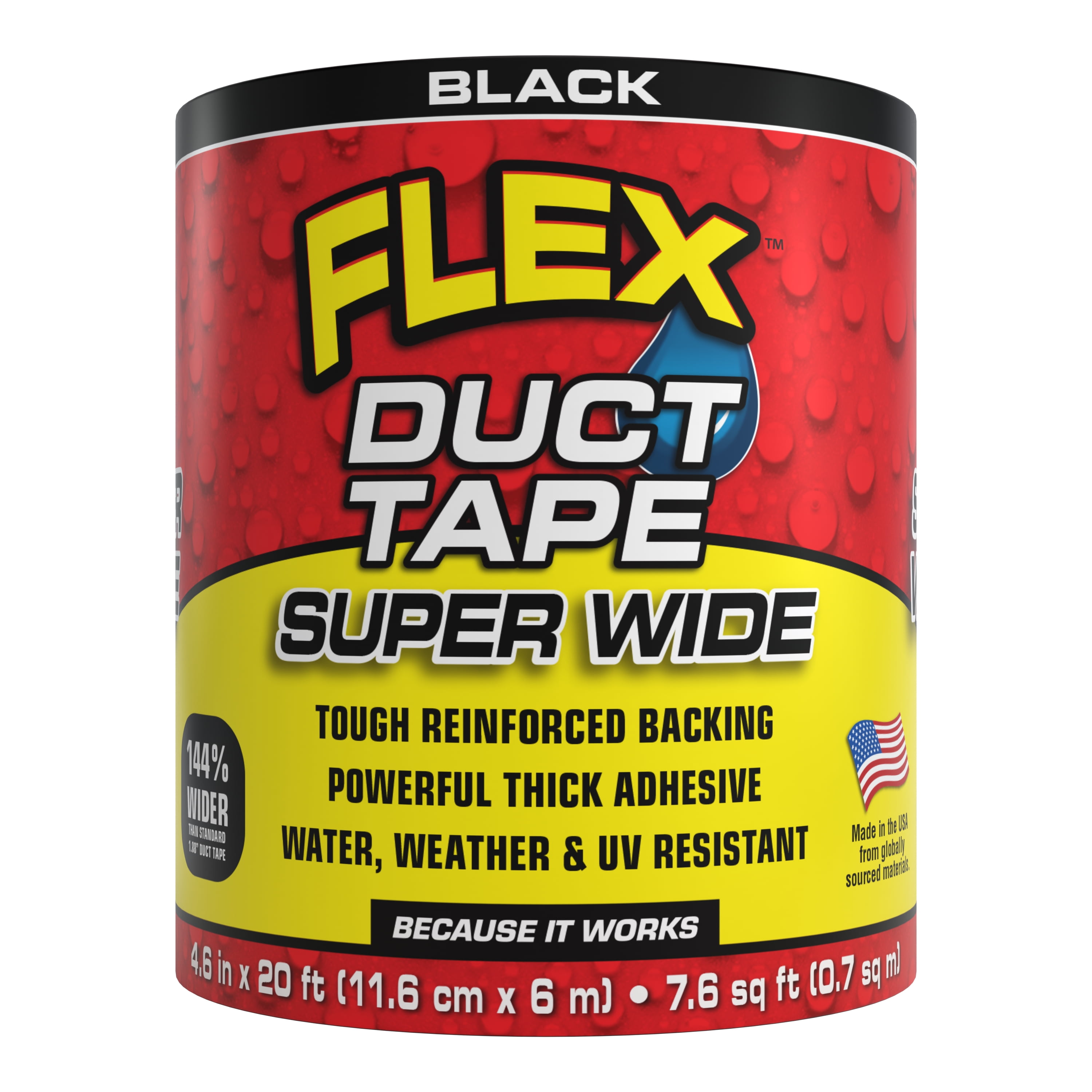 Swift Response 6067648 4.6 in. x 20 ft. Duct Tape&#44; Black
