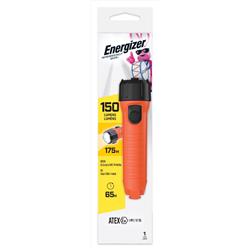 Energizer 3011691 150 lm LED Battery Flashlight&#44; Black & Orange