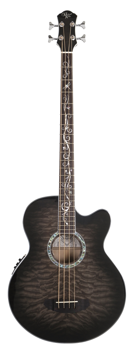 Michael Kelly Guitars 348025 Dragonfly 4 Smoke Burst Acoustic Bass Guitar