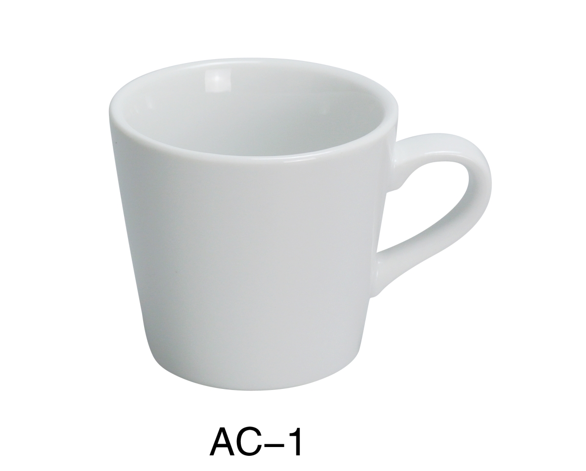 Yanco AC-1 3.25 in. 7 oz ABCO Tall Cup - Porcelain&#44; Super White - Pack of 36
