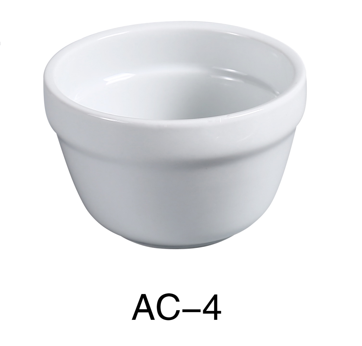 Yanco AC-4 7 oz ABCO Bouillon Cup&#44; Super White - Pack of 36