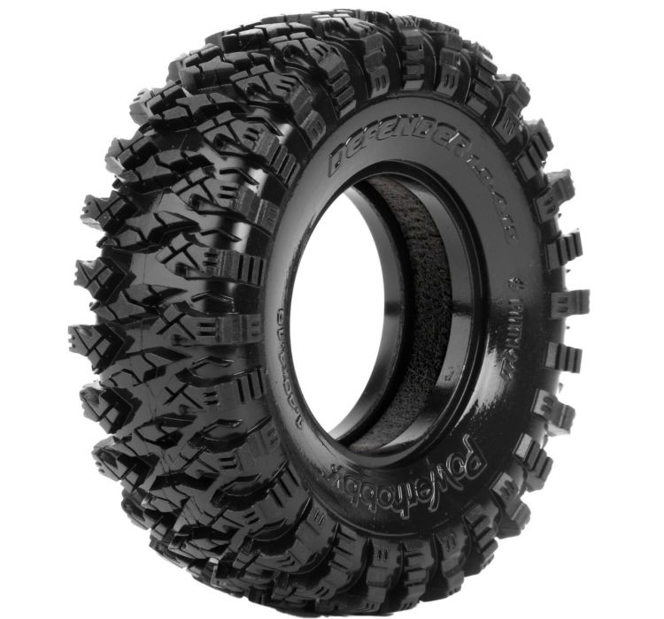 Power Hobby PHBPHT1927 Defender 1.9 4.19 Crawler Tires with Dual Stage - Soft & Medium