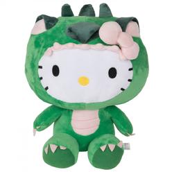 Hello Kitty 862915 12 in. Hello Kitty Dinosaur Plush Figurine&#44; Green