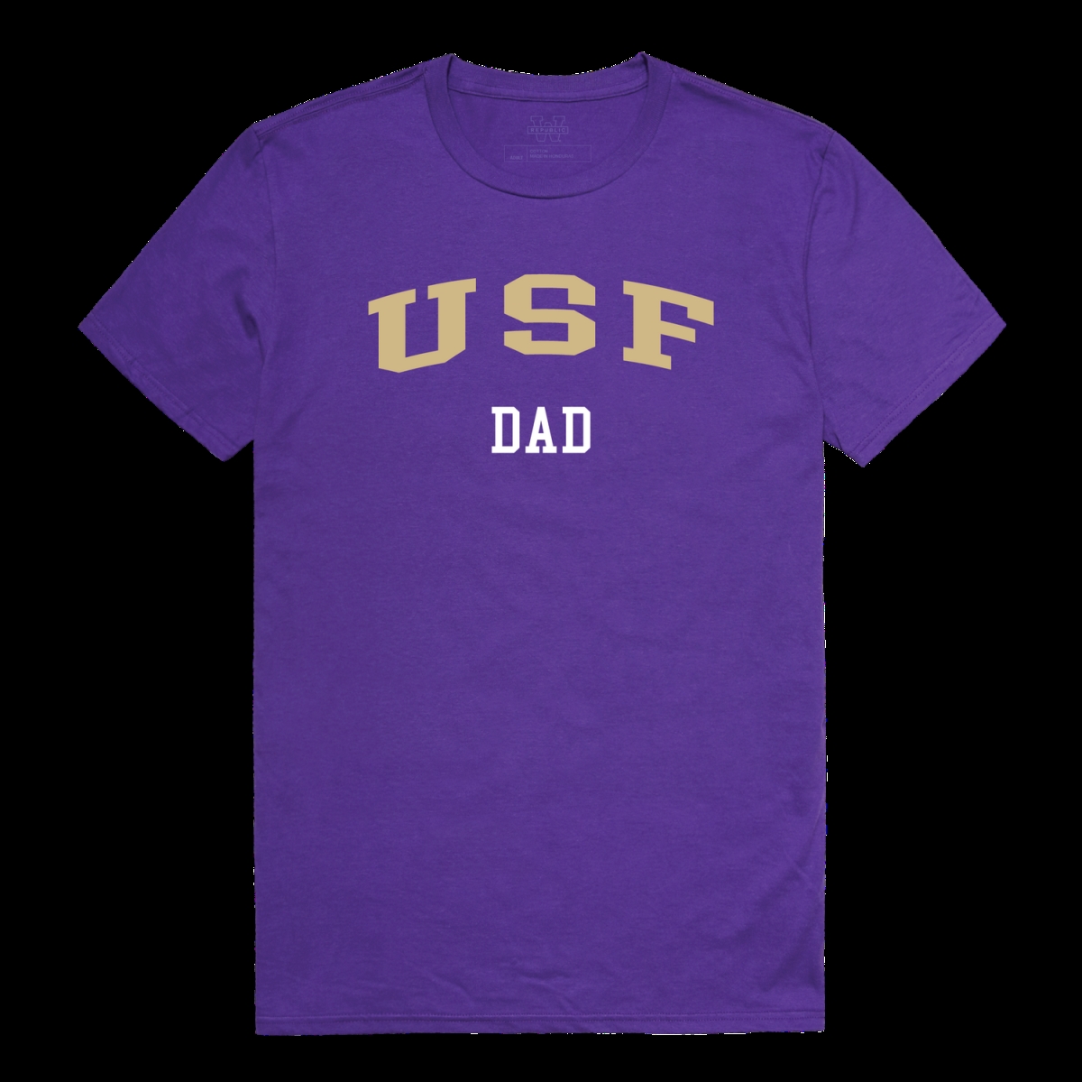 W Republic 548-380-PR2-05 University of Sioux Falls Cougars College Dad T-Shirt&#44; Purple - 2XL