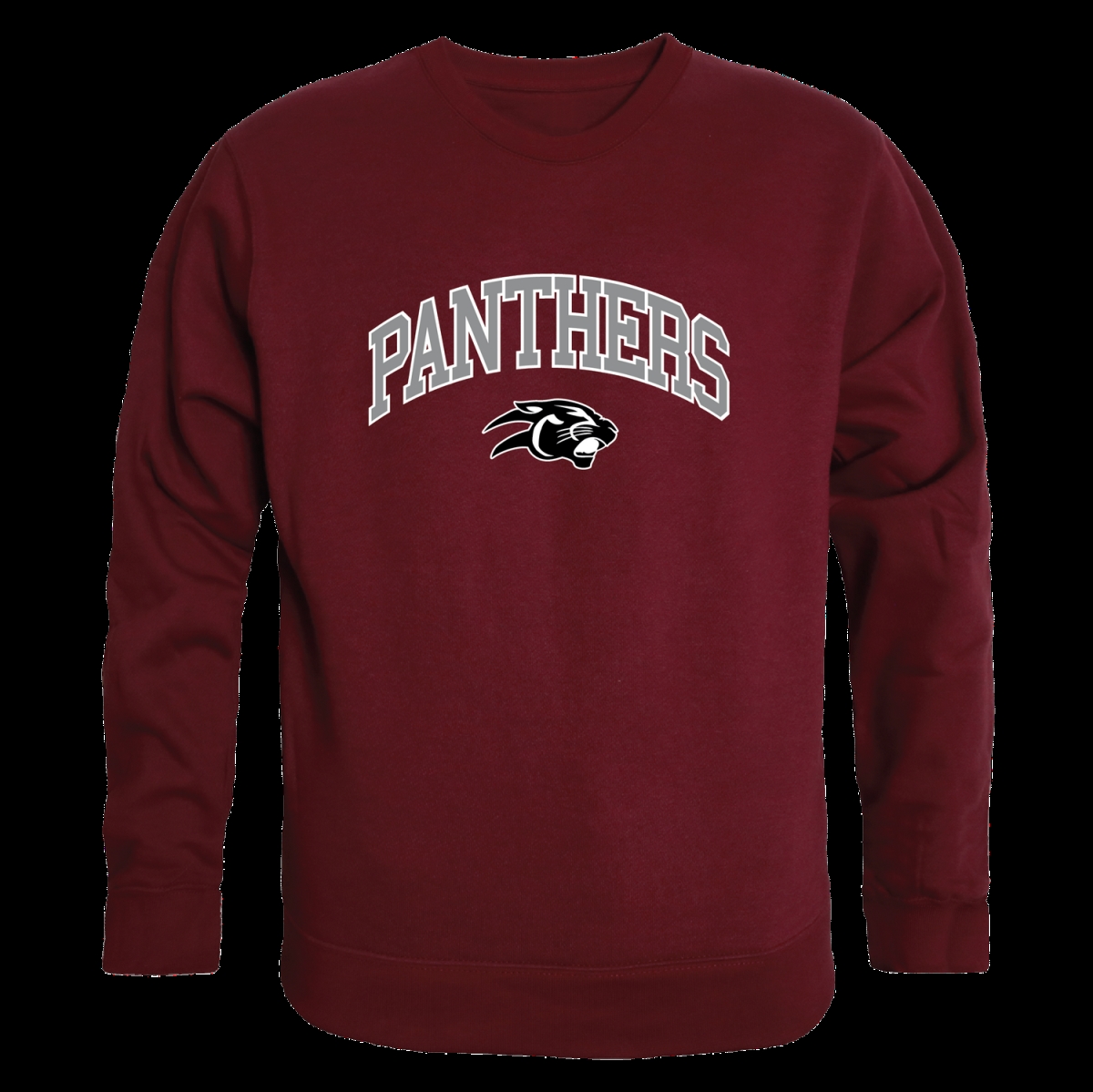 W Republic 541-729-MAR-02 Virginia Union University Panthers Campus Crewneck Sweatshirt&#44; Maroon - Medium