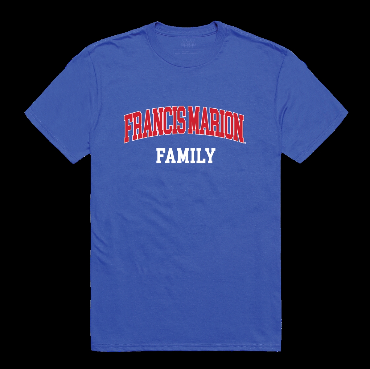 W Republic 571-306-RYL-03 Francis Marion University Patriots Family T-Shirt&#44; Royal - Large