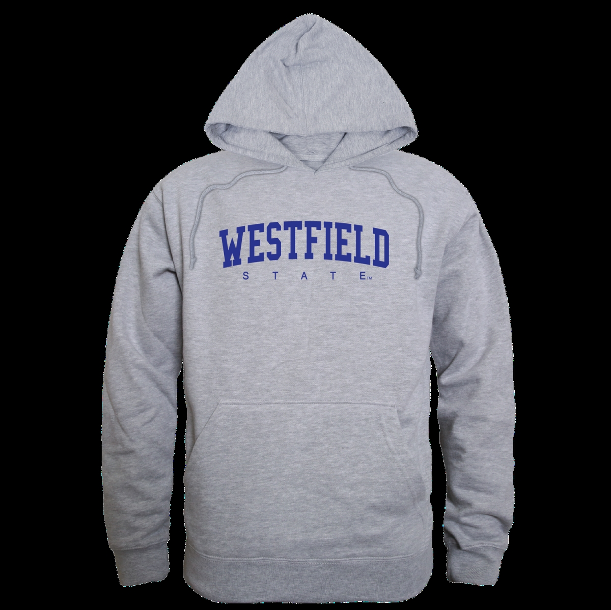 W Republic 503-407-HG2-03 Westfield State University Owls Game Day Hoodie&#44; Heather Grey - Large