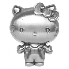 Hello Kitty 867127 Hello Kitty Pewter Lapel Pin&#44; Silver