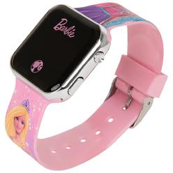 Barbie 869702 Barbie Sparkles LED Kids Digital Wrist Watch&#44; Black & Silver