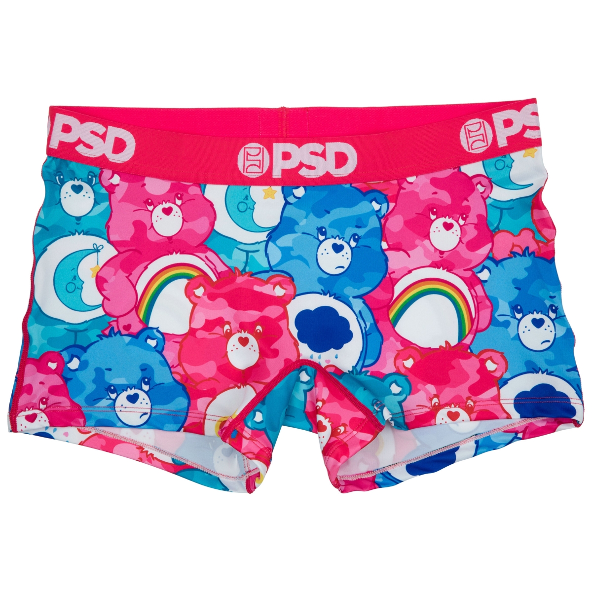 Care Bears 867475xlarge Care Bears Camo Rainbow PSD Boy Shorts