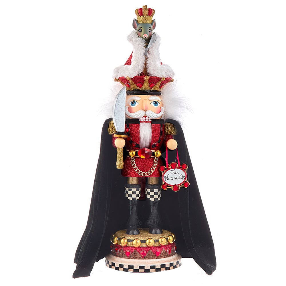 Hollywood Nutcrackers HA0668 18 in. Hollywood Suite Mouse King Nutcracker