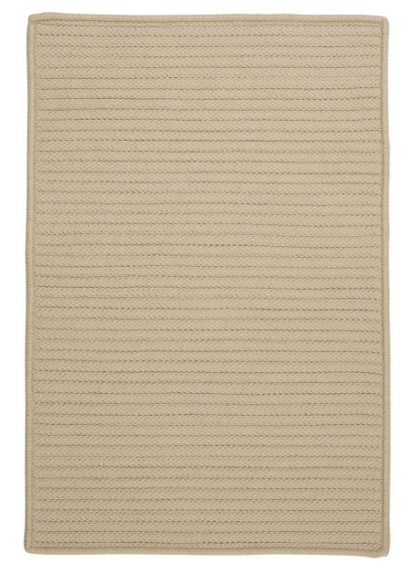 Designs-Done-Right Rug  Simply Home Solid - Linen 6 ft. Square Braided Rug - Linen - 6 ft.