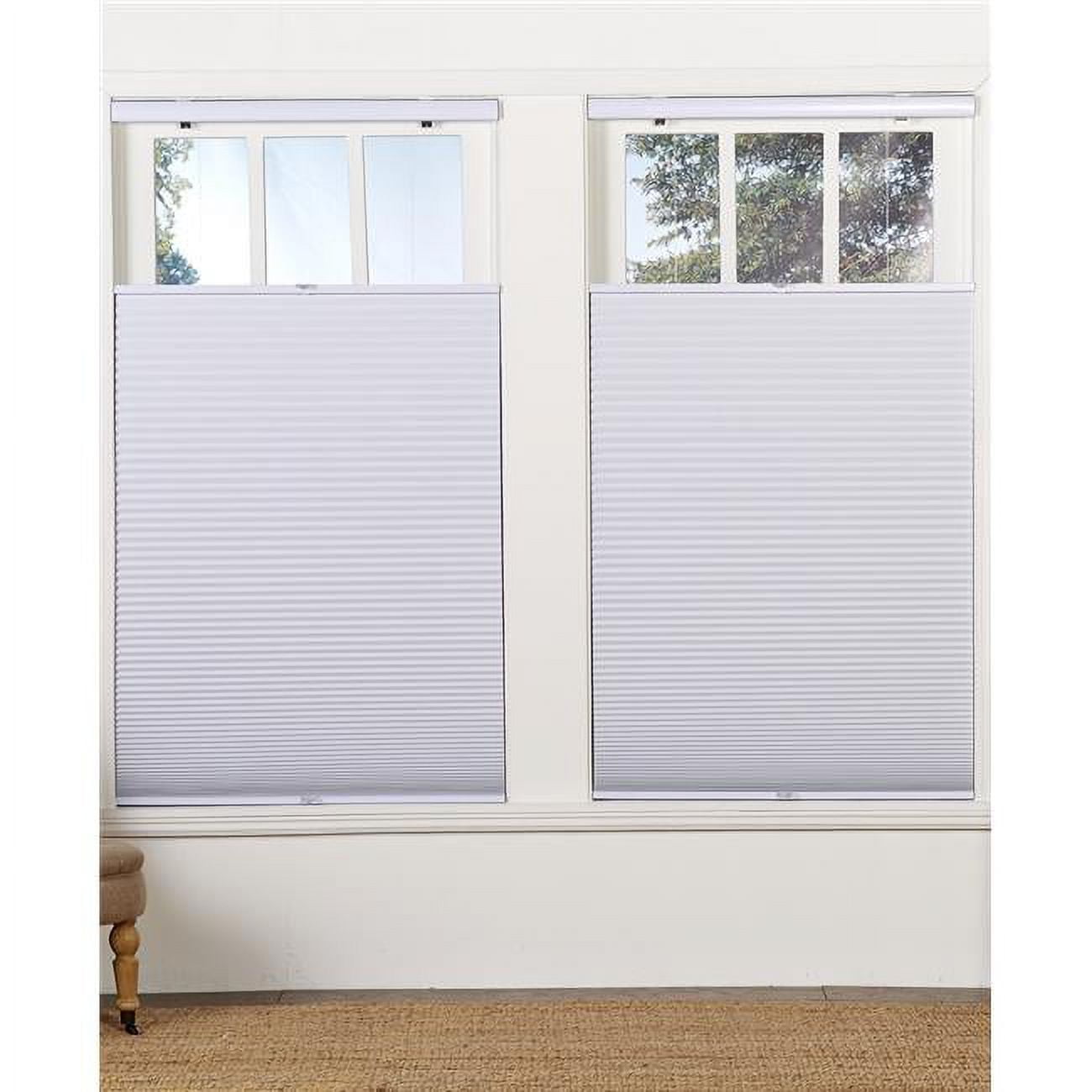 JensenDistributionServices Cordless Blackout Top Down Bottom Up Shade&#44; White - 58.5 x 72 in.