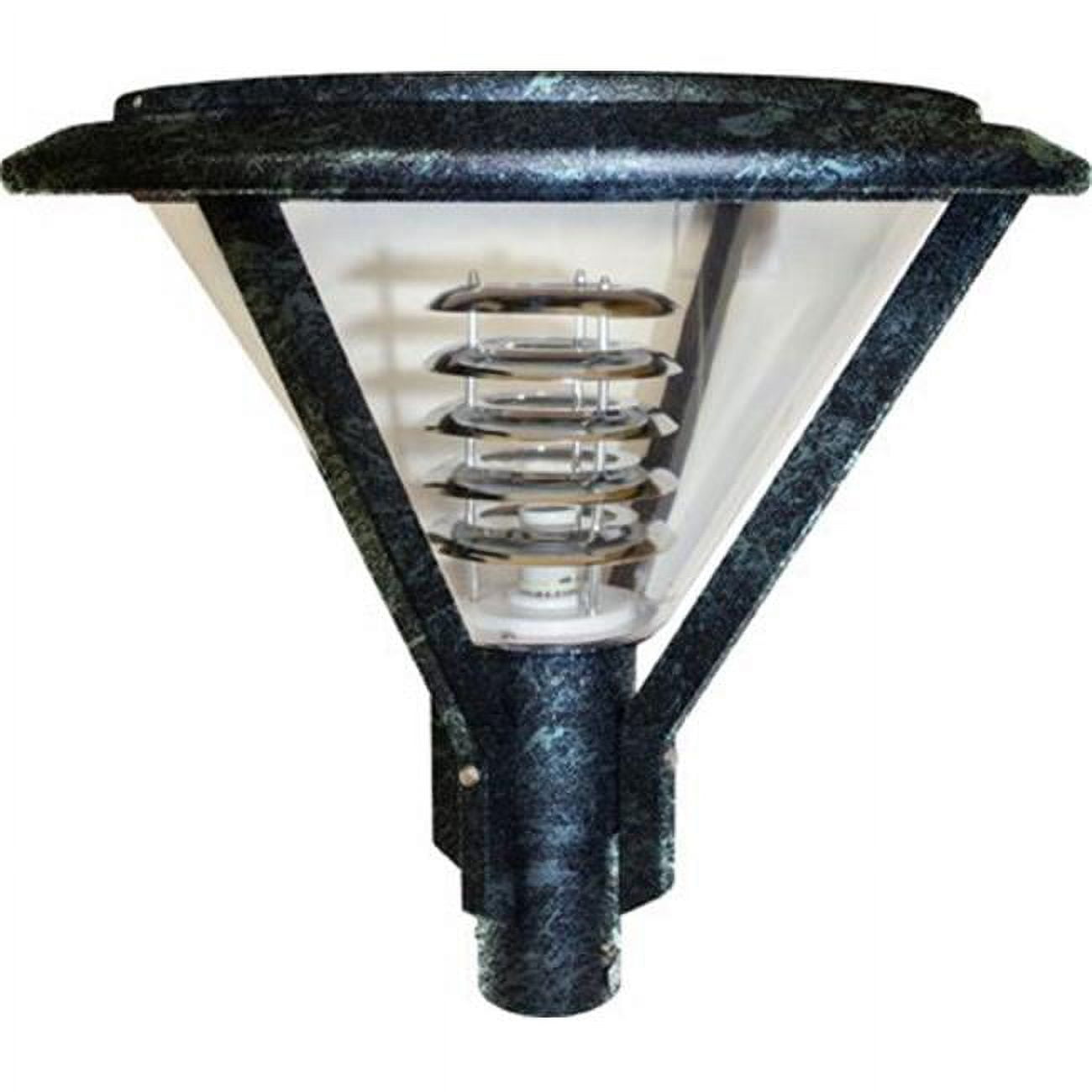 Intense 70W 120V Powder Coated Cast Aluminum Post Top Light Fixture