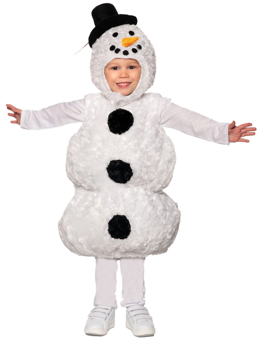 PerfectPretend Snowman Belly Baby Toddler Costume&#44; Medium