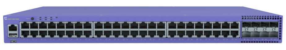 Evolve 5320 48 x 10-100-1000Base-T PoE Plus Ports 8 x 1GbE SFP Ports Upgradeable to 10G SFP Plus