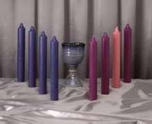 JaggedDesigns Candle-Advent Refill - Purple