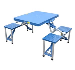 NewAlthlete Outdoor Portable Picnic Table with Seats