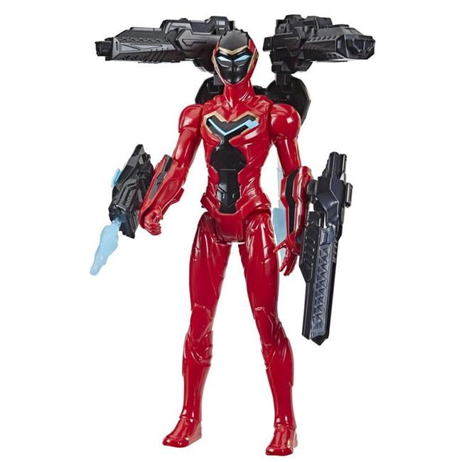 Play4Hours 12 in. Black Panther Wakanda Forever Titan Hero Series Ironheart with Gear Action Figure - 4 Piece