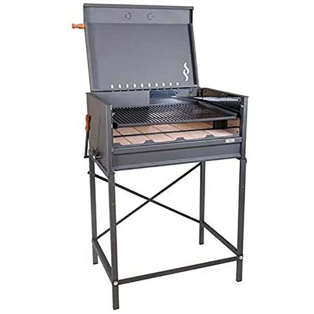 Oasis 30in. Argentinian-Style Gaucho Grill - Black - 26in.