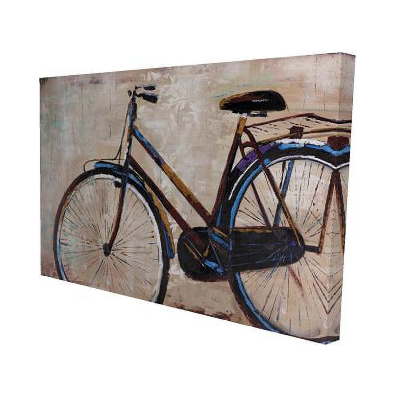 Fondo 20 x 30 in. Industrial Bicycle-Print on Canvas