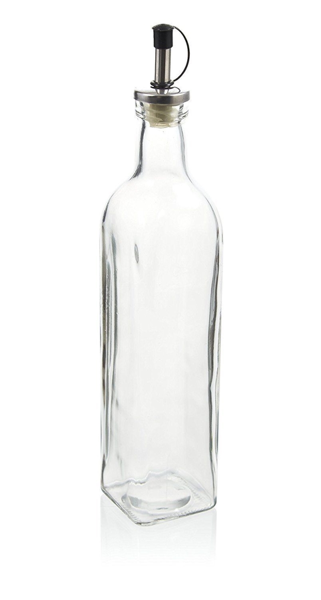 KitchenCrusader 00849 CLR 18 oz Tall Oil & Vinegar Dispenser&#44; Clear - Pack of 6