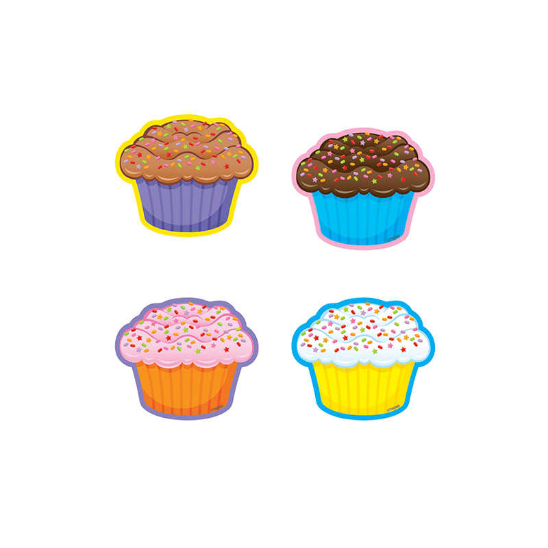 Tangletown Fine Art Cupcakes Mini Variety Pack Mini Accents - Pack of 6