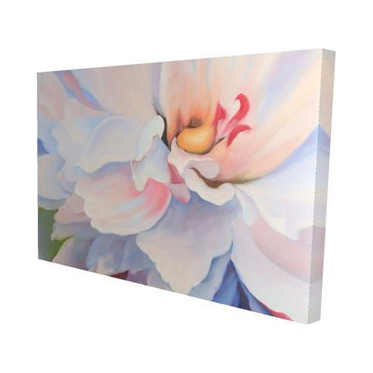 Fondo 20 x 30 in. Pastel Colored Flower-Print on Canvas