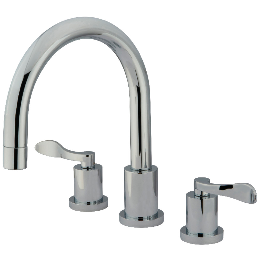 FurnOrama 2.38 in. NuWave French Roman Tub Faucet&#44; Polished Chrome