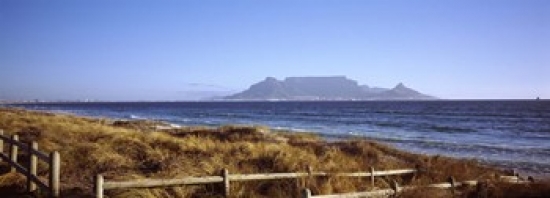 RLM Distribution Sea with Table Mountain in the background Bloubergstrand Cape Town Western Cape Province South Africa Poster Print by  - 36 x 12