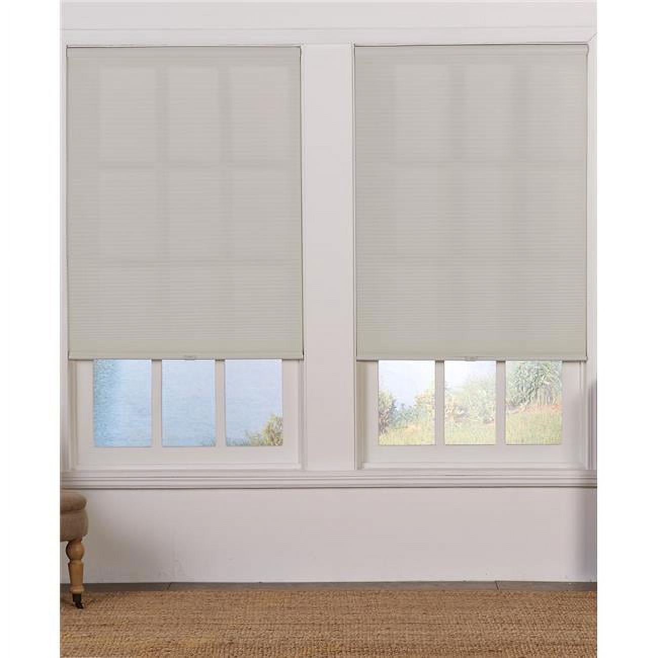 JensenDistributionServices Cordless Light Filtering Cellular Shade&#44; Gray - 47.5 x 64 in.