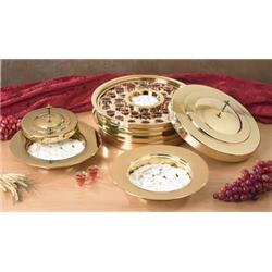 Giftacious Communion Tray Cover&#44; Brass