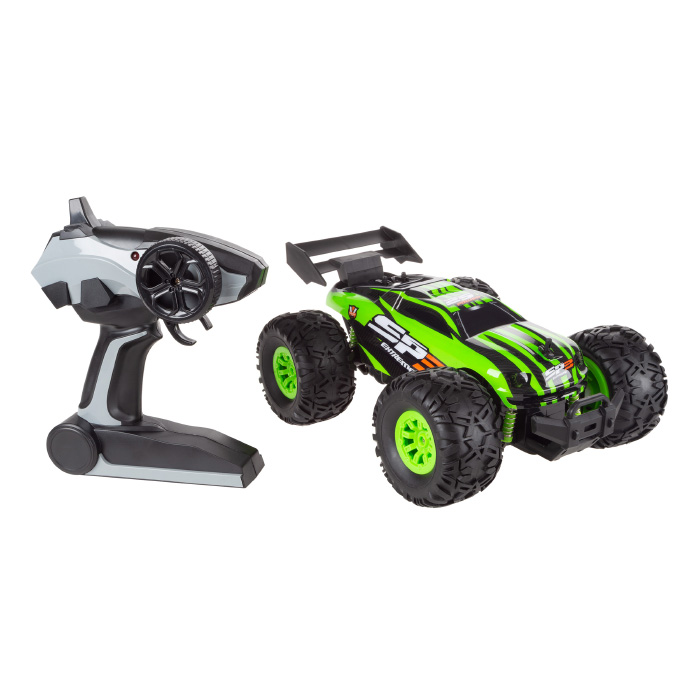 My Toys Remote Control Monster Truck 1-16 Scale&#44; 2.4 GHz RC Off-Road Rugged Toy Vehicle&#44; Green