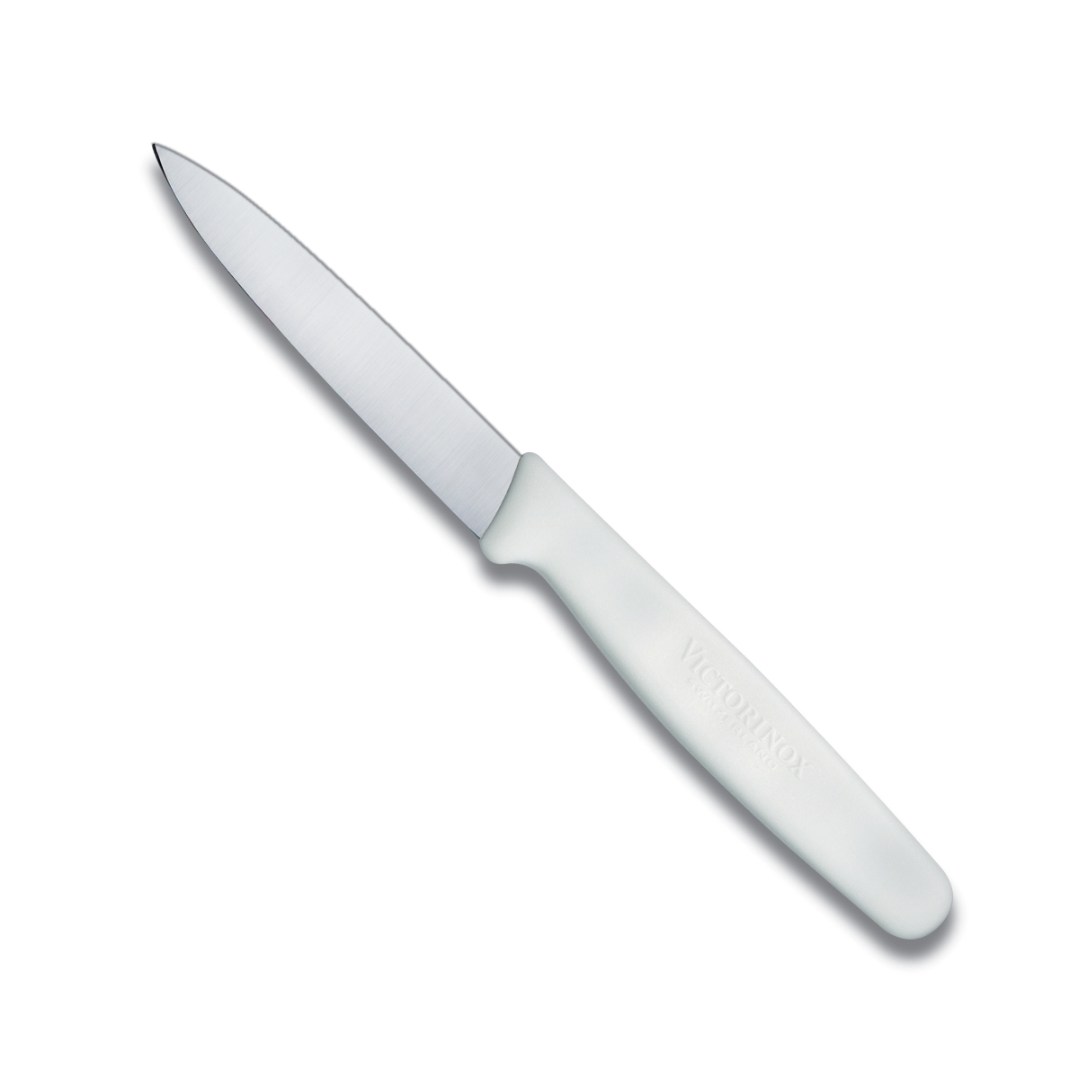 BeautyBlade 2019 3 in. Victorinox Kitchen Paring Small Handle&#44; Sheeps Foot Straight Edge Blade&#44; White