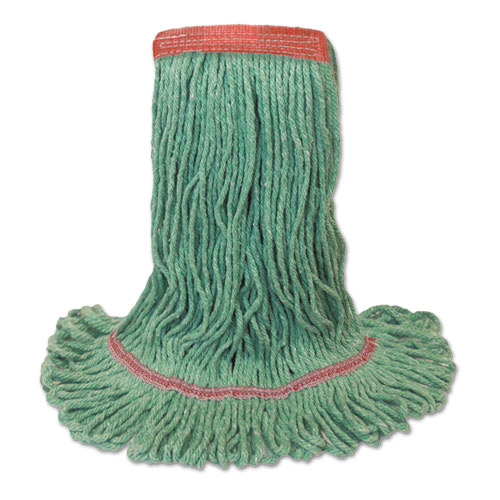 Cool Kitchen Narrow band Looped-End Mop Heads- Green