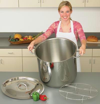 Countdown-to-Cook 65qt 9Element Surgical Stainless Steel Stock Pot