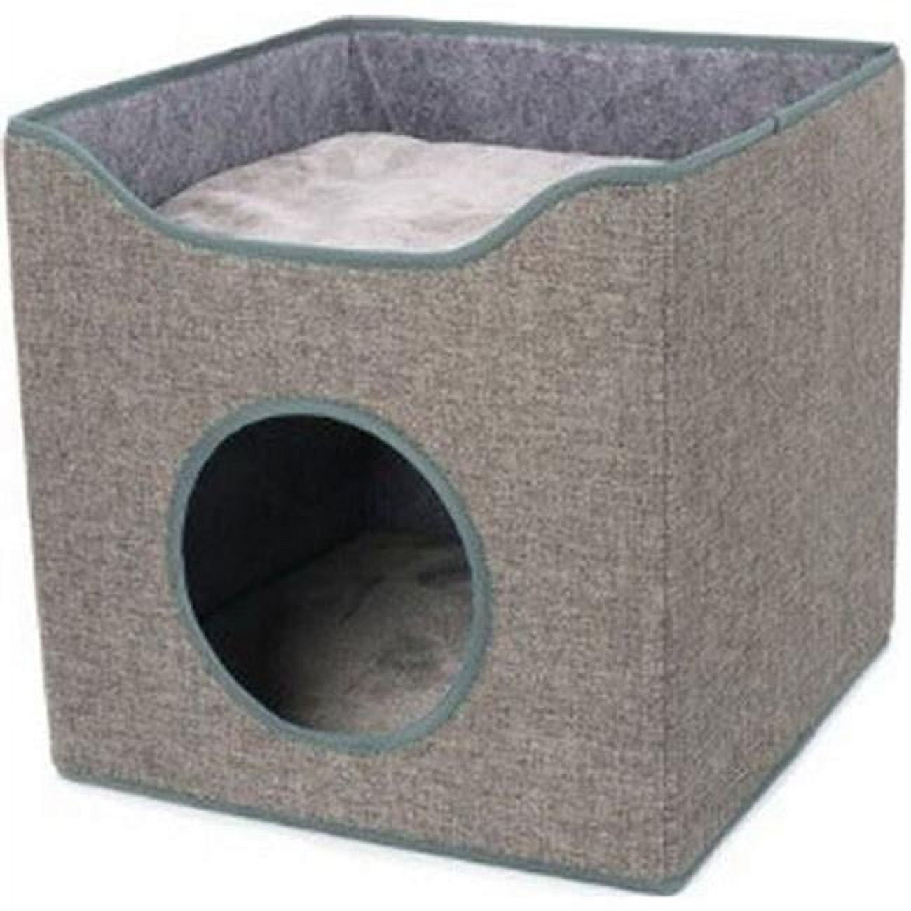 DaretoCare Kit-E-Cube Cat Hideout & Lounge&#44; Gray