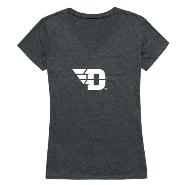 FinalFan University of Dayton Flyers Womens Cinder T-Shirt&#44; Heather Charcoal - 2XL